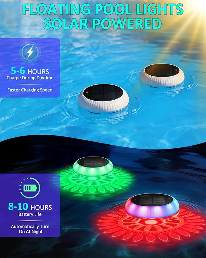 KissSteps™ AquaGlow Floating Light