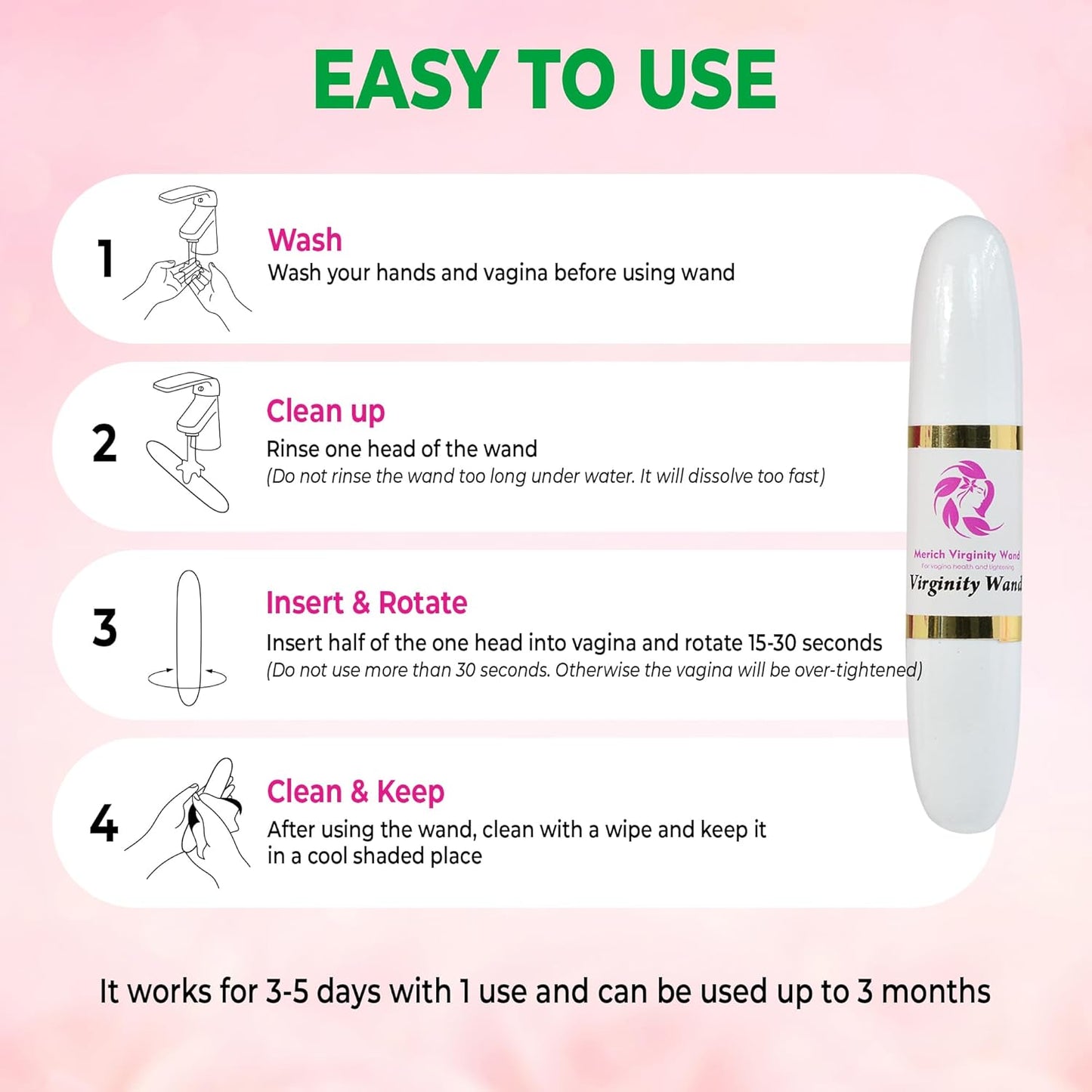 KissSteps™ Herbal Feminine Care Stick