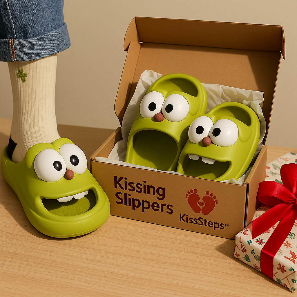 KissSteps™ Kissing Slippers