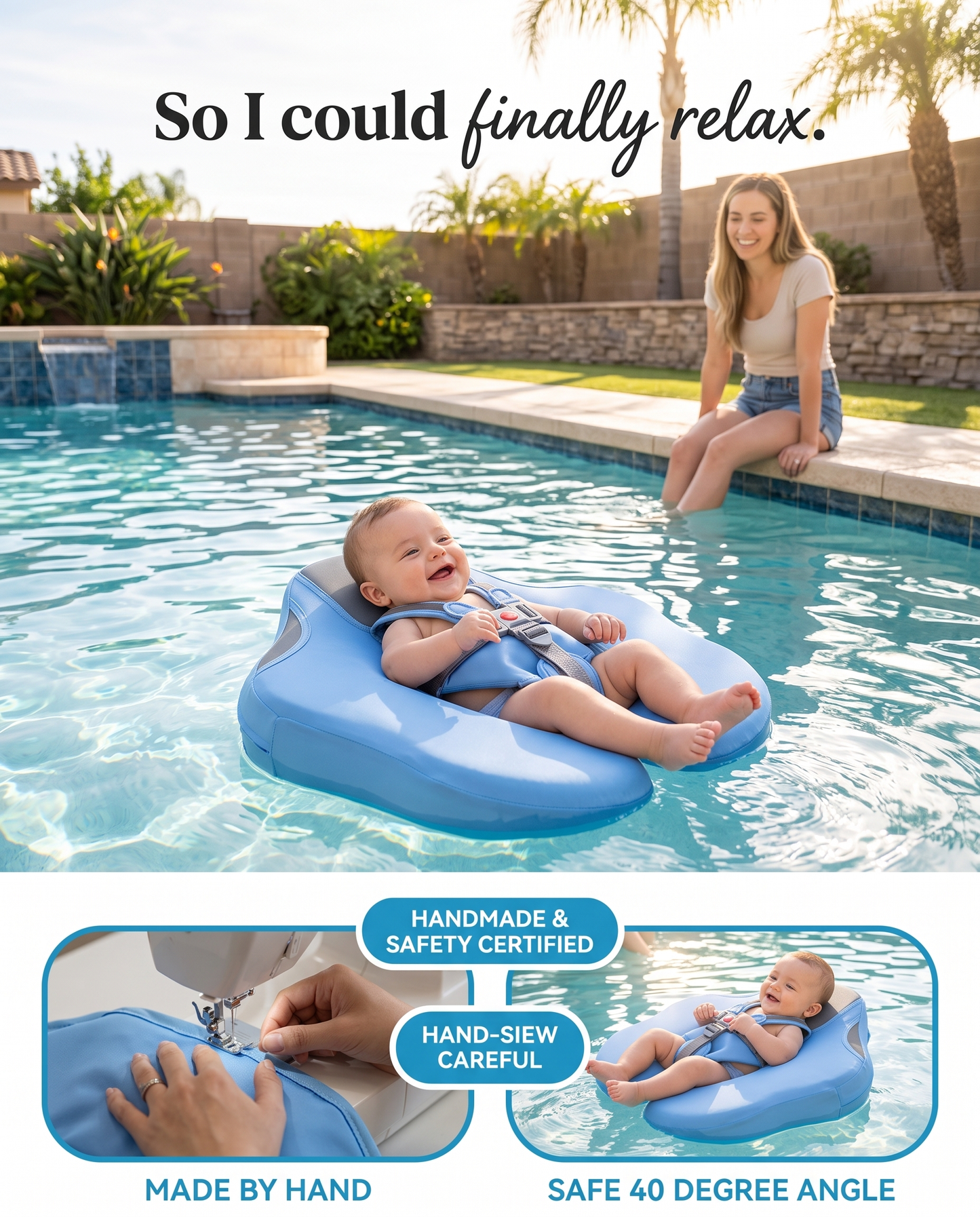 KissSteps™ Air-Free Baby Float